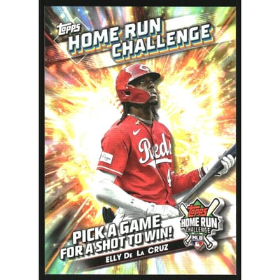 2024 Topps Home Run Challenge Code #HRC10 Elly De La Cruz