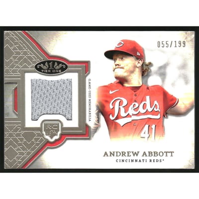 2024 Topps Tier One Rookie Relics #RRAA Andrew Abbott/199