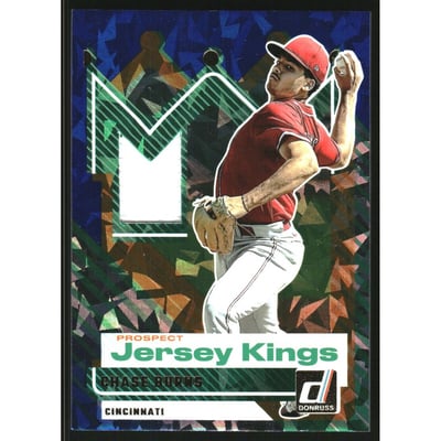 2025 Donruss Prospect Jersey Kings Blue Ice #24 Chase Burns