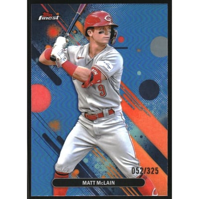 2025 Finest Sky Blue Refractors #57 Matt McLain