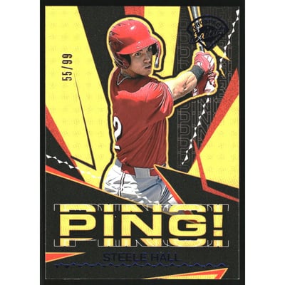 2025 Panini Prospect Edition Ping Blue #8 Steele Hall