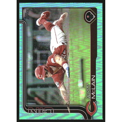 2025 Topps Aqua Rainbow Foil #647 Matt McLain