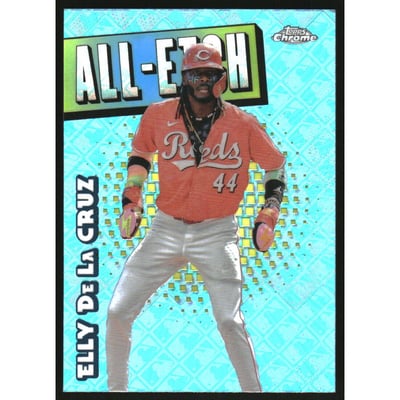 2025 Topps Chrome Logofractor All-Etch #CAE4 Elly De La Cruz