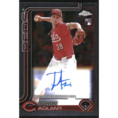 2025 Topps Chrome Rookie Autographs #RAJA Julian Aguiar