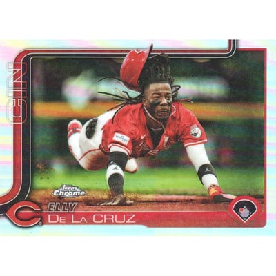 2025 Topps Chrome Update Refractors #USC189 Elly De La Cruz