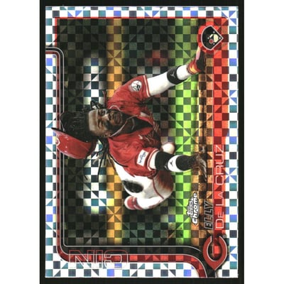 2025 Topps Chrome Update X-Fractors #USC189 Elly De La Cruz