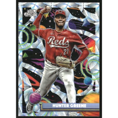 2025 Topps Cosmic Chrome Nucleus Refractors #81 Hunter Greene