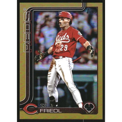 2025 Topps Gold Rainbow Foil #525 Tj Friedl