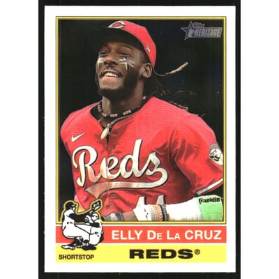 2025 Topps Heritage Chrome #263 Elly De La Cruz