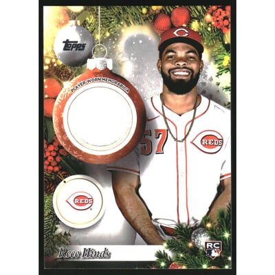 2025 Topps Holiday Player Relics #PRRH Rece Hinds