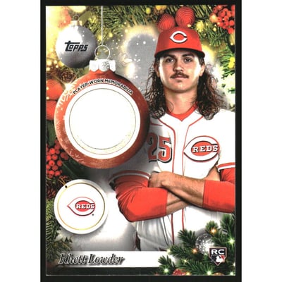 2025 Topps Holiday Player Relics #PRRL Rhett Lowder