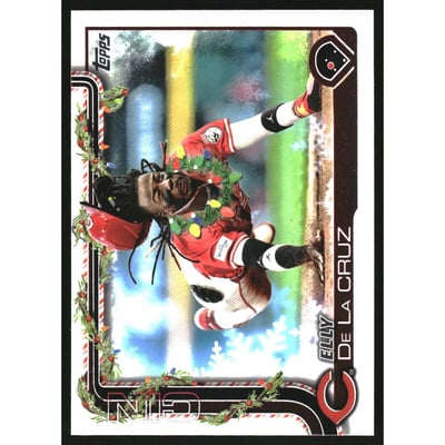 2025 Topps Holiday Short Prints #H97 Elly De La Cruz