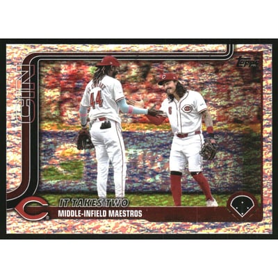 2025 Topps Holo Foil #295 It Takes Two/Elly De La Cruz/Jonathan India