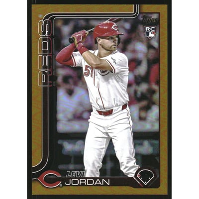 2025 Topps Update Gold Rainbow Foil #US6 Levi Jordan