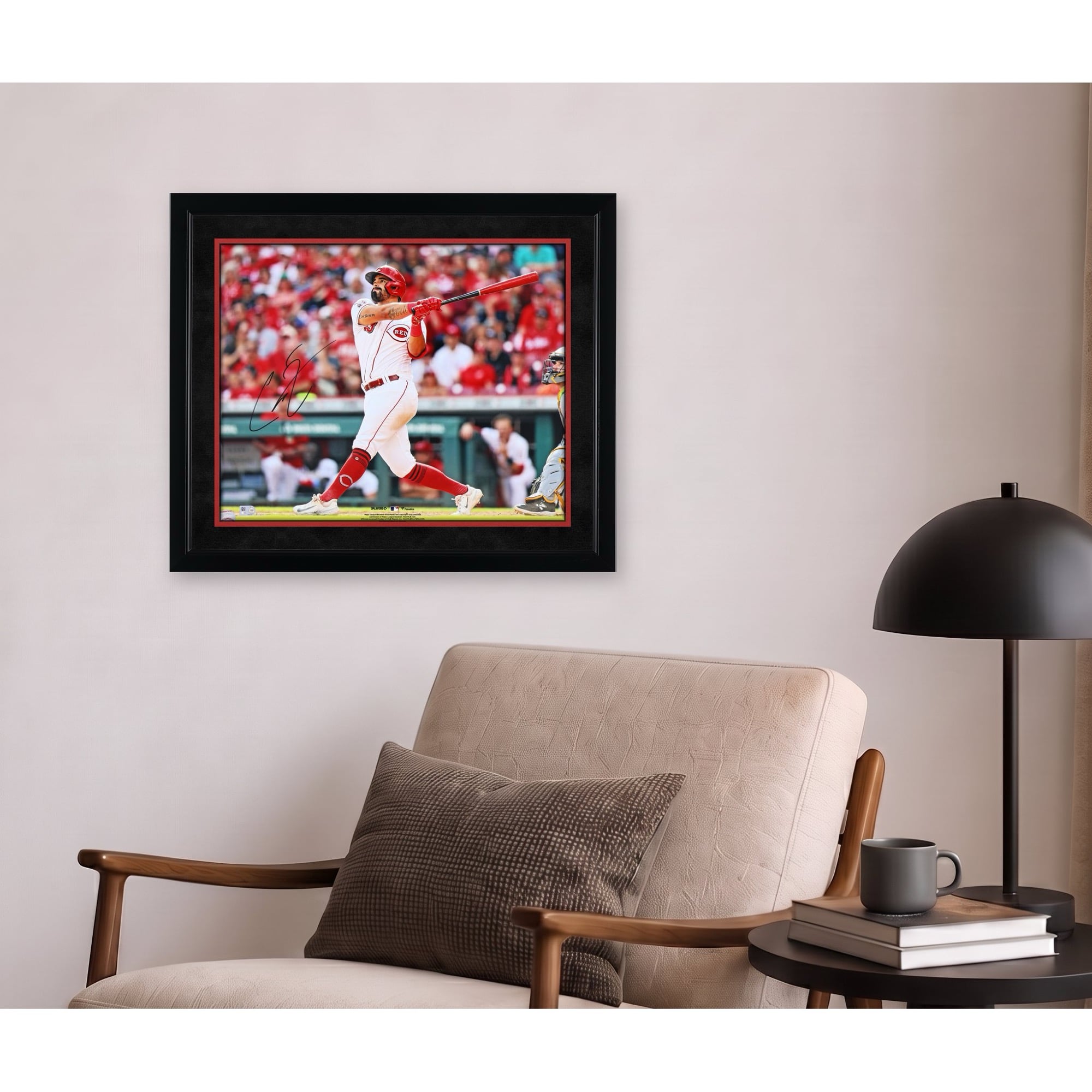 Christian Encarnacion-Strand Cincinnati Reds Autographed 16" x 20" Hitting Photograph