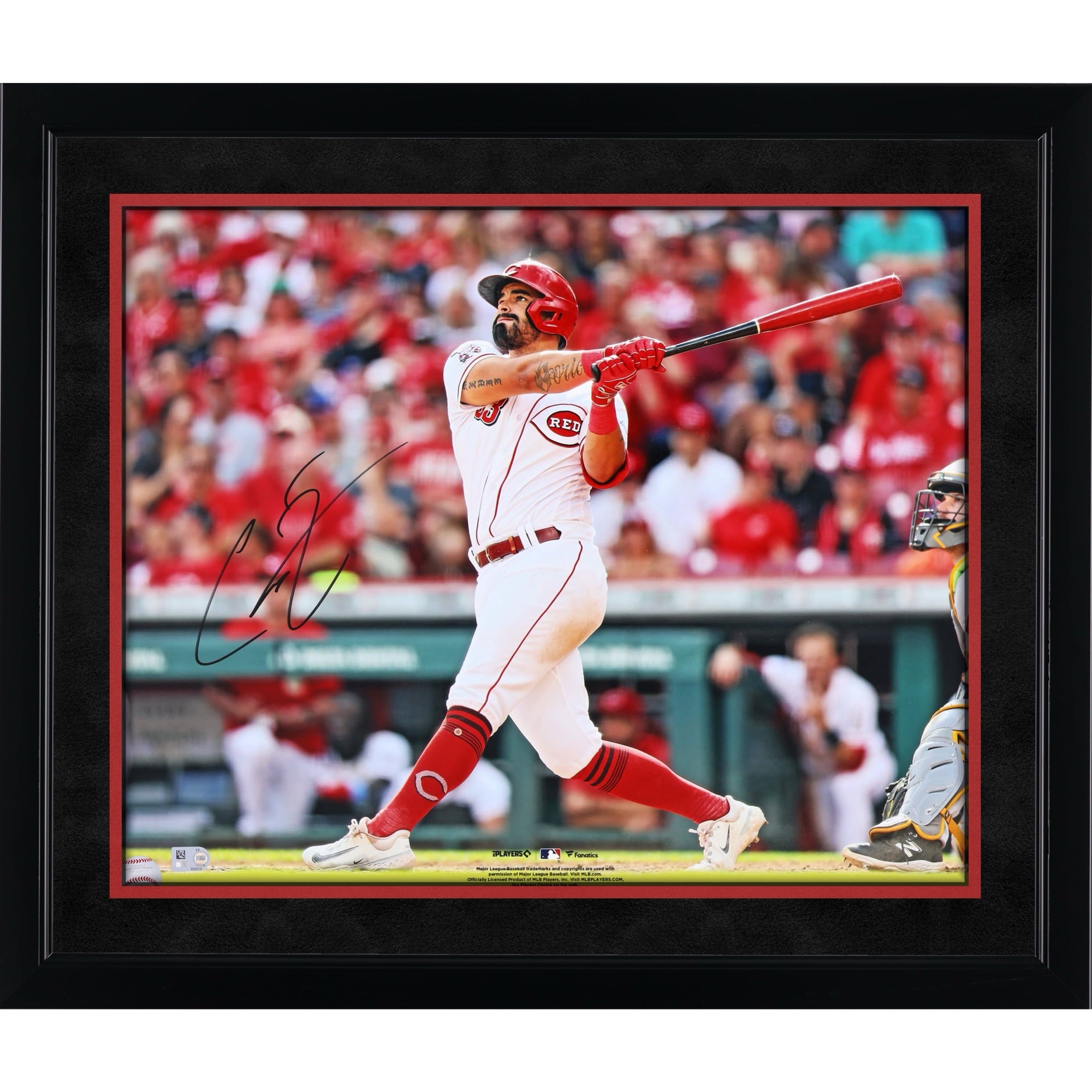 Christian Encarnacion-Strand Cincinnati Reds Autographed 16" x 20" Hitting Photograph