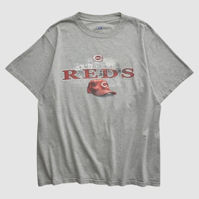 Cincinnati Reds CSA 2000s T-shirt - Heather Gray - L by Fanatics Real Vintage