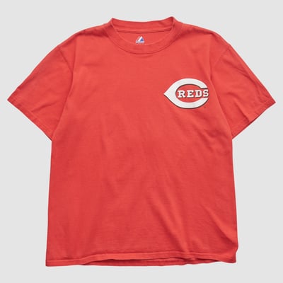 Cincinnati Reds Majestic 2010s T-shirt - Red - M by Fanatics Real Vintage