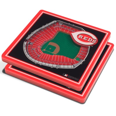 Cincinnati Reds Fanpoint 3D StadiumView Coasters