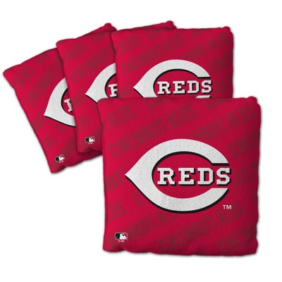Cincinnati Reds Fanpoint Four-Piece Cornhole Bag Set