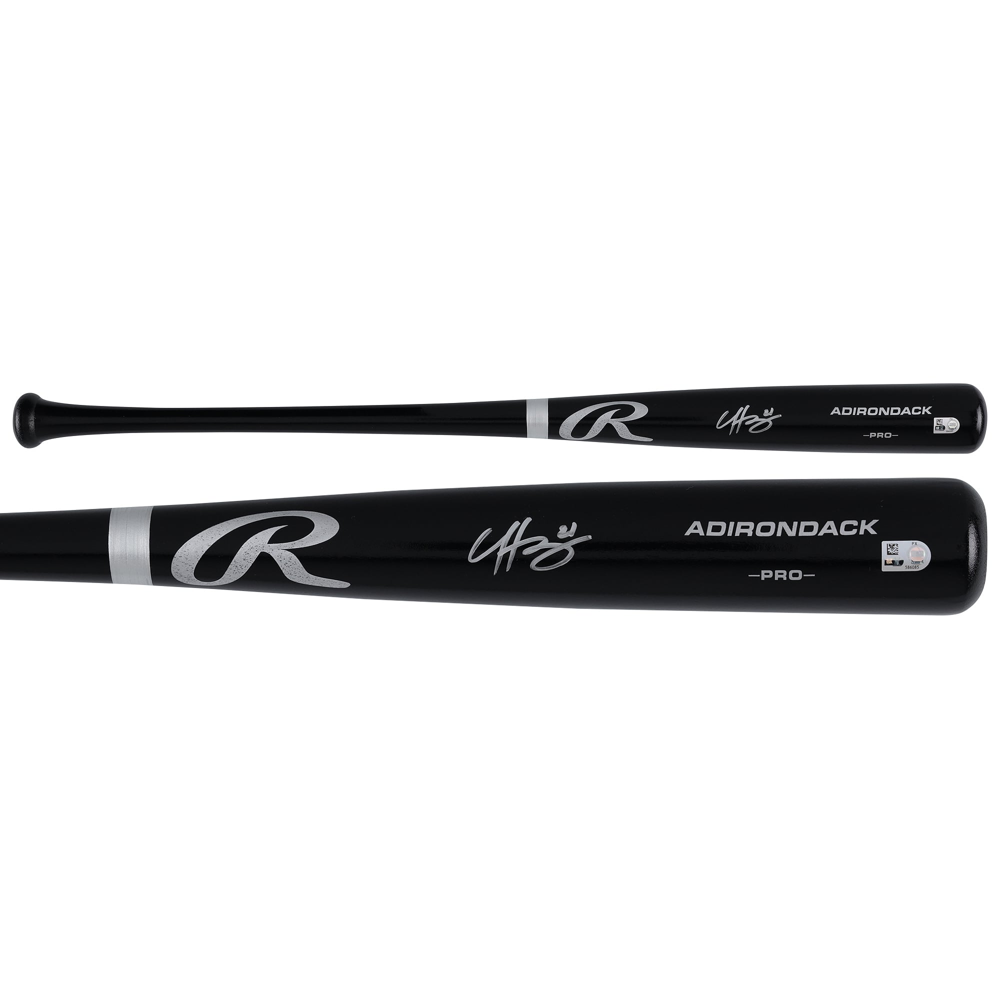 Bâton Rawlings Pro noir autographié par Hunter Greene des Reds de Cincinnati