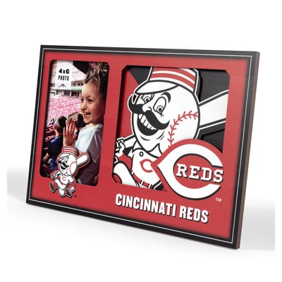 Cincinnati Reds IDNA 3D Logo Series Picture Frame
