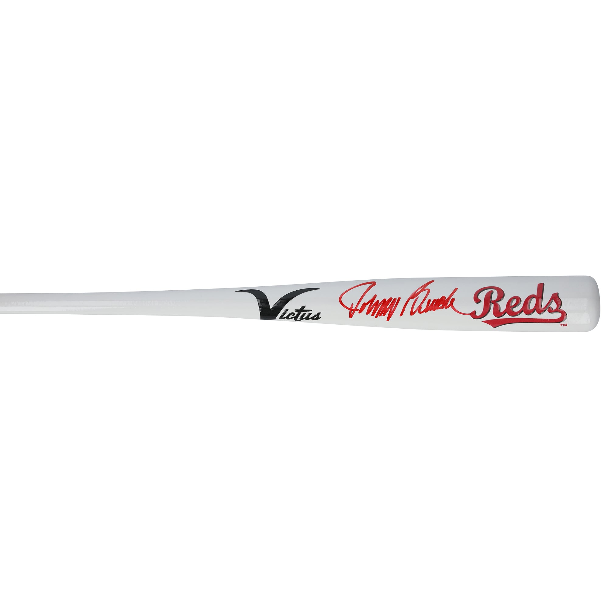 Johnny Bench Cincinnati Reds Autographed Victus Team ID Mini Bat