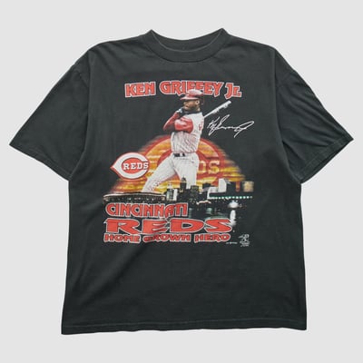 Ken Griffey True Fan 2000 T-shirt - Black - M by Fanatics Real Vintage