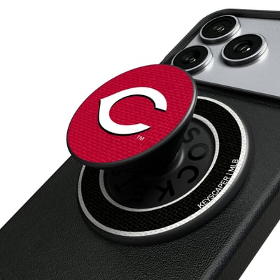 Cincinnati Reds Keyscaper PopSockets Magnetic Phone Grip & Stand