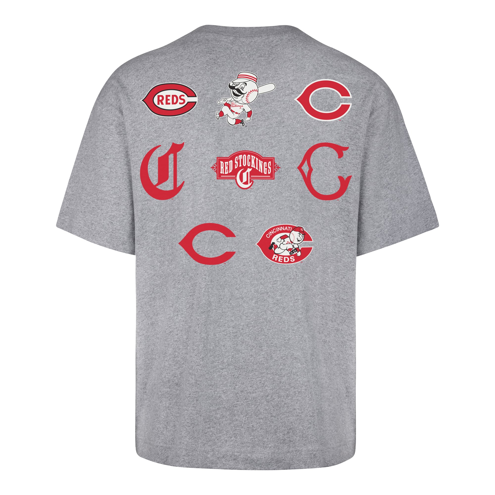 T-shirt homme gris '47 Cincinnati Reds History Lock Foundation