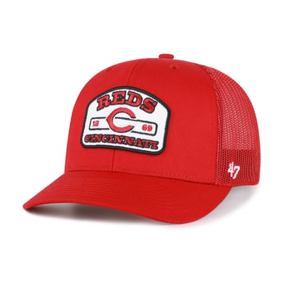 Cincinnati Reds '47 Roadway Trucker Snapback Hat - Red