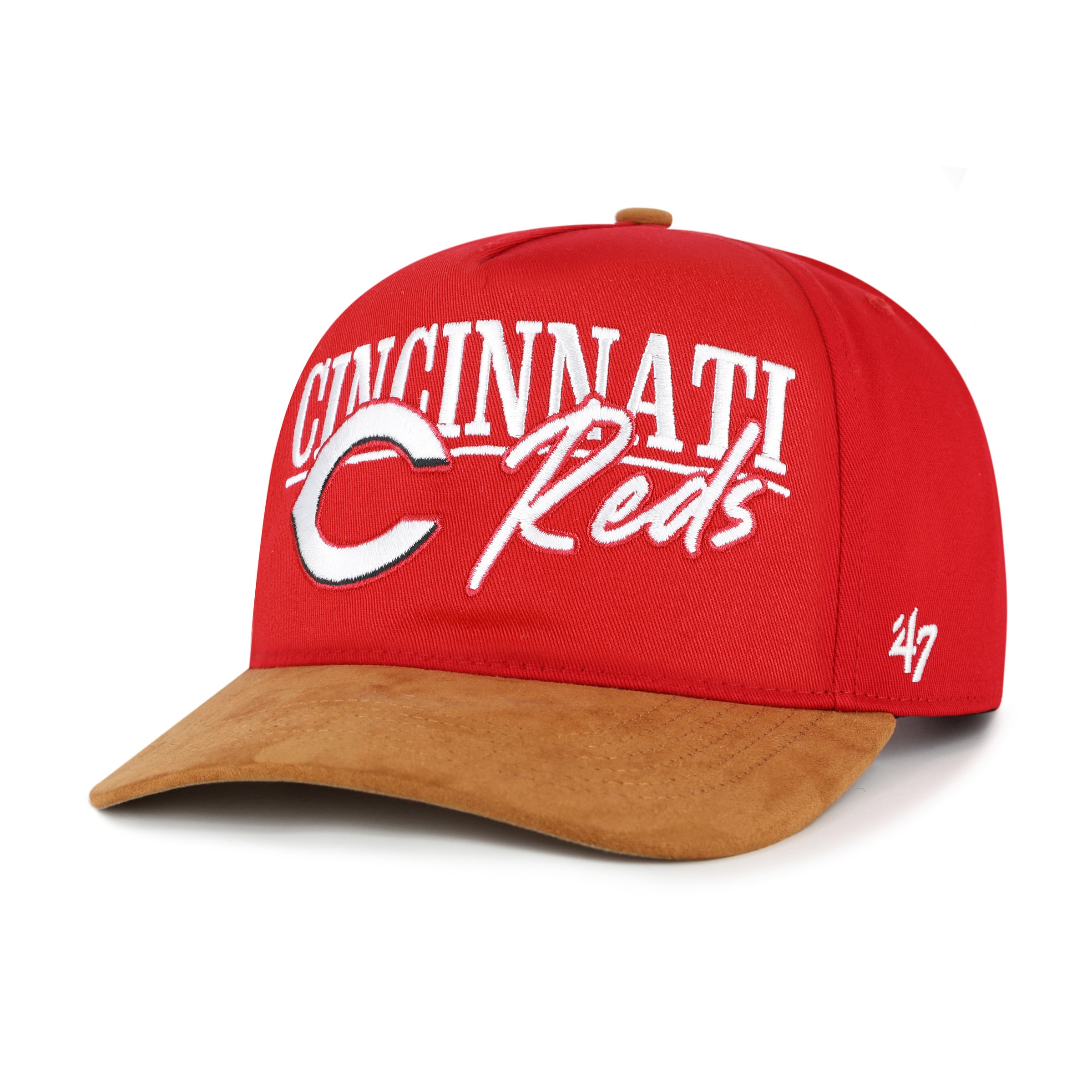 Casquette ajustable Cincinnati Reds « 47 » rouge/marron clair