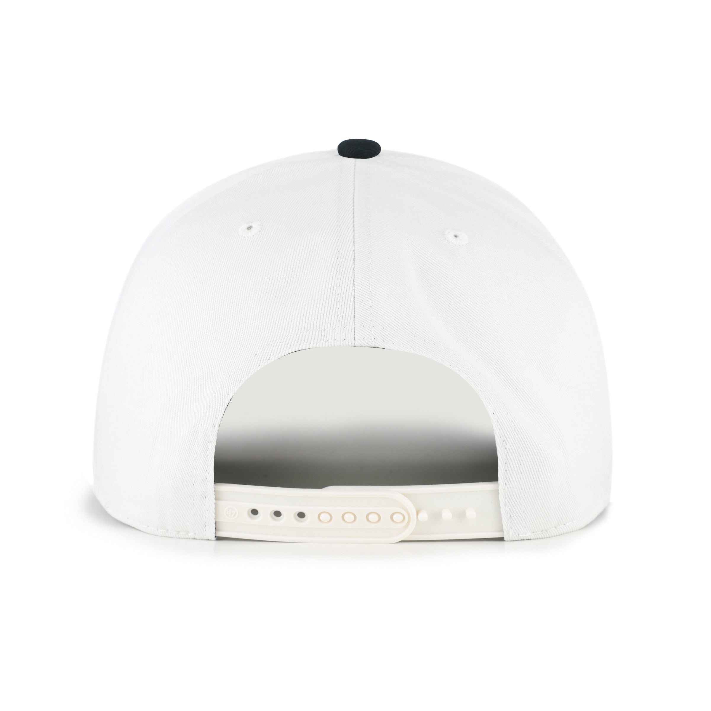 Men's '47 White/Black Cincinnati Reds Glizzy Collection Hitch Adjustable Hat
