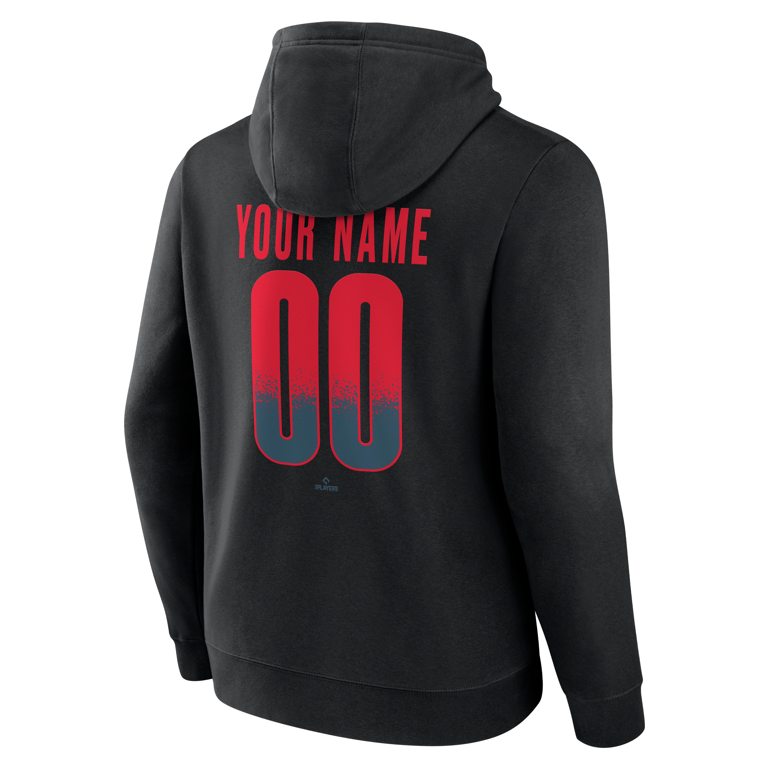 Men's Black Cincinnati Reds Home Field Pop Personalized Name & Number Hoodie