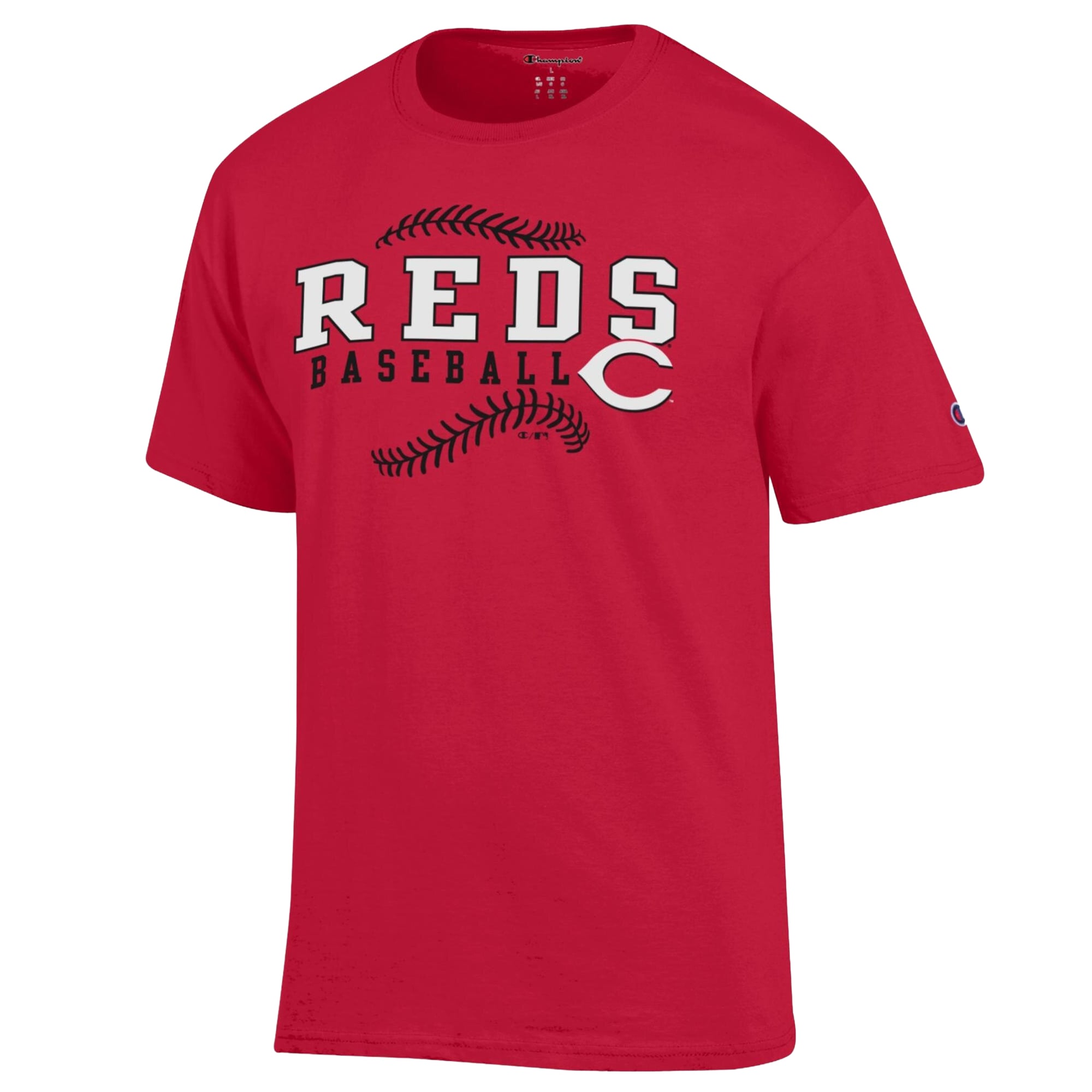 Men's Champion Red Cincinnati Reds Baseball T-Shirt