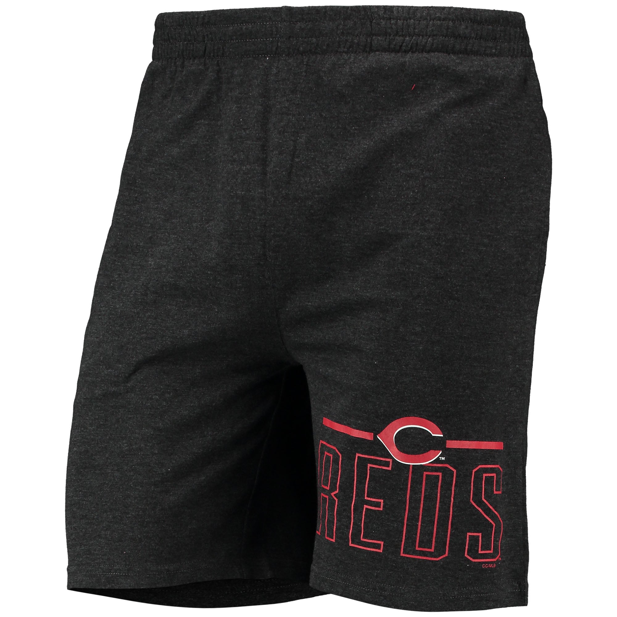 Men's Concepts Sport Black/Red Cincinnati Reds Meter Top and Shorts Sleep Set