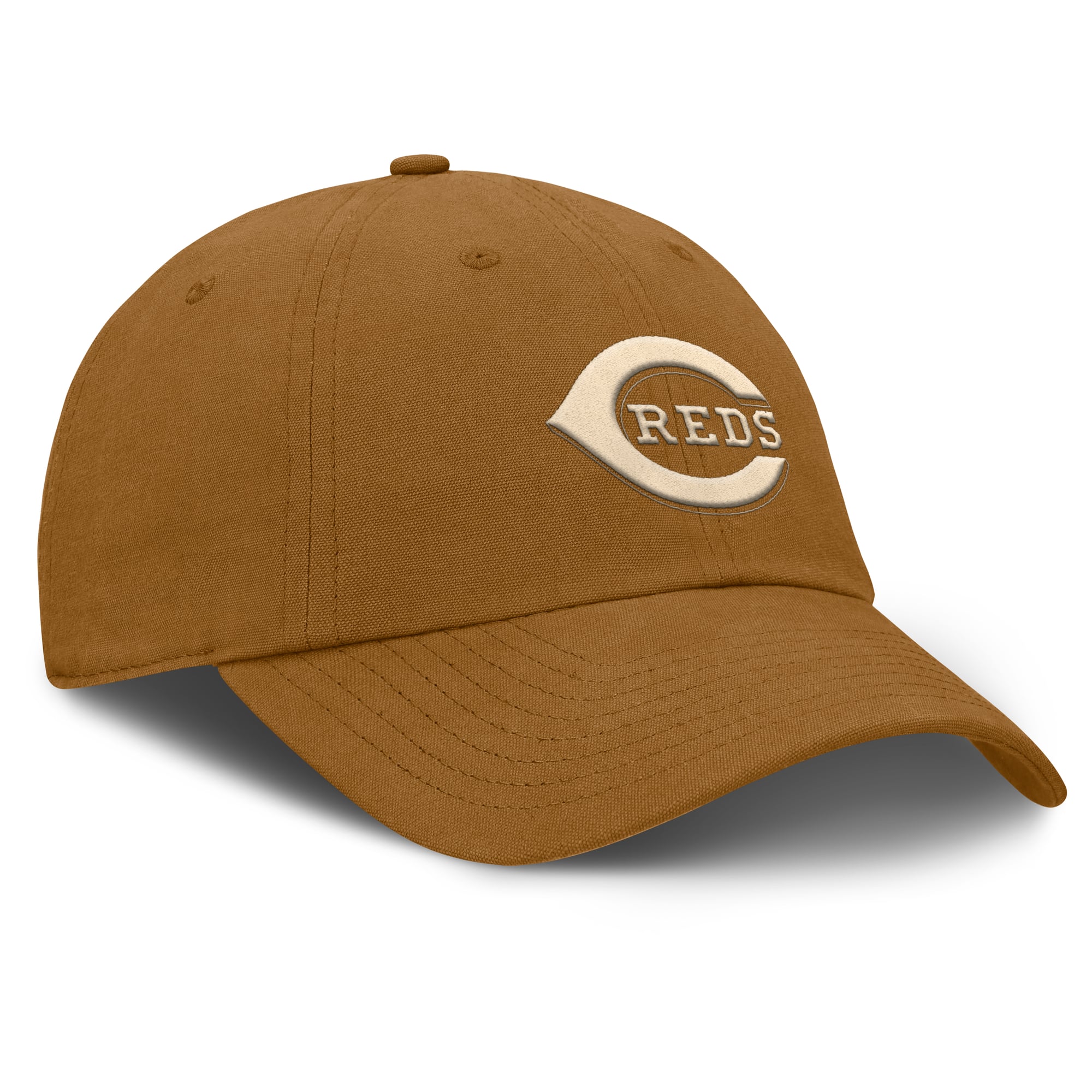 Casquette ajustable Cincinnati Reds Act Natural Chopper de Fanatics Brown pour hommes