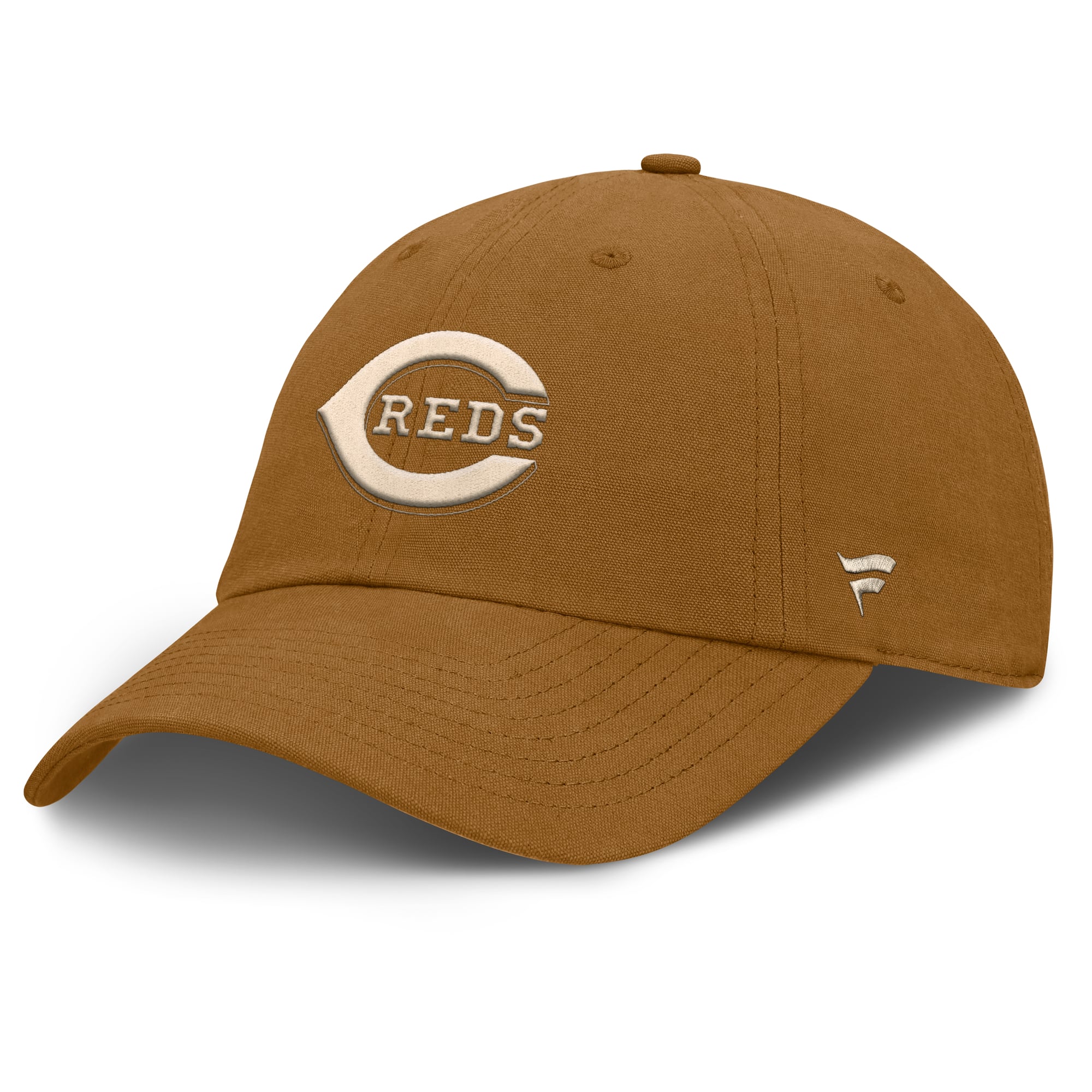 Casquette ajustable Cincinnati Reds Act Natural Chopper de Fanatics Brown pour hommes