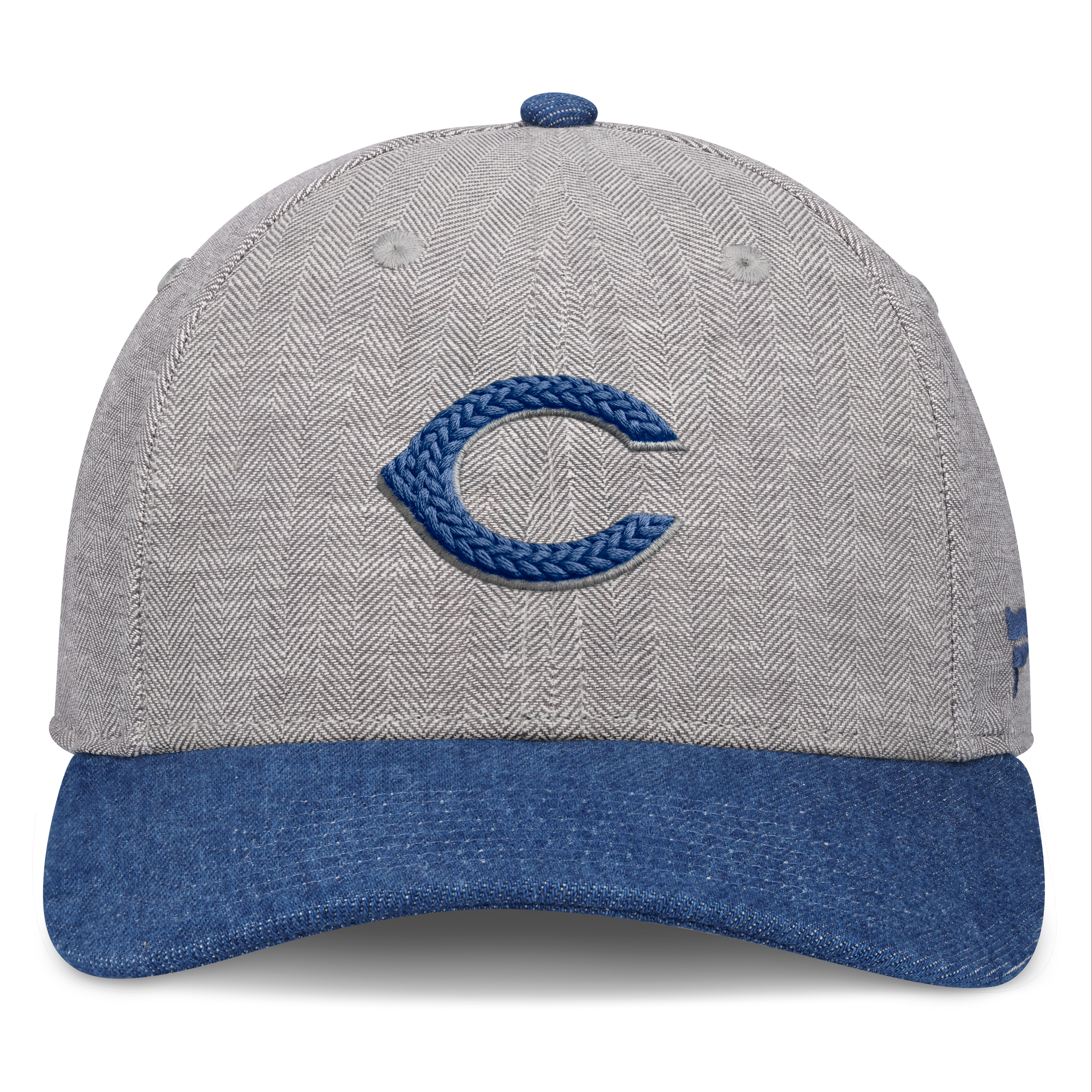 Casquette ajustable Fanatics pour homme, grise/denim, Cincinnati Reds Level Up Conduct