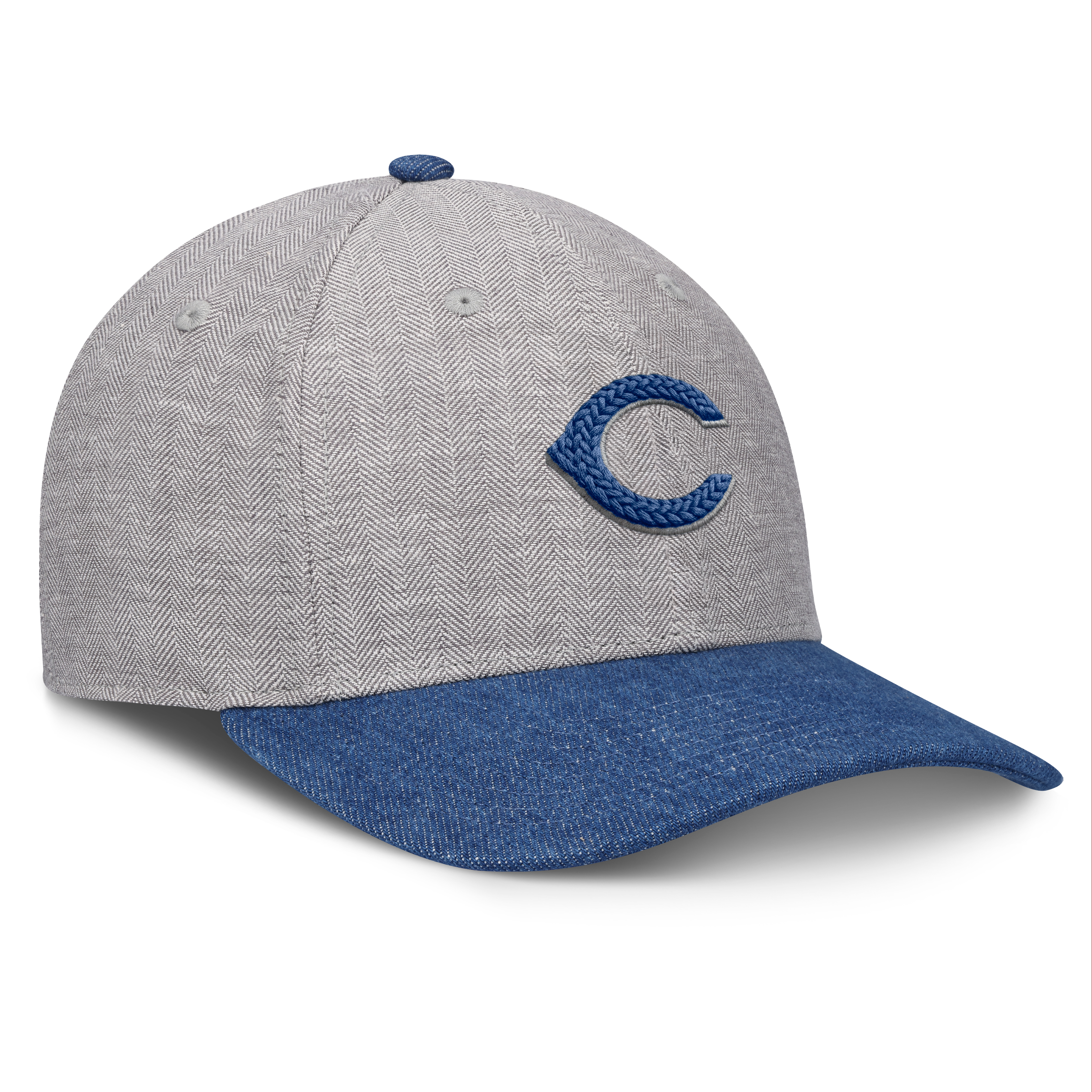 Casquette ajustable Fanatics pour homme, grise/denim, Cincinnati Reds Level Up Conduct