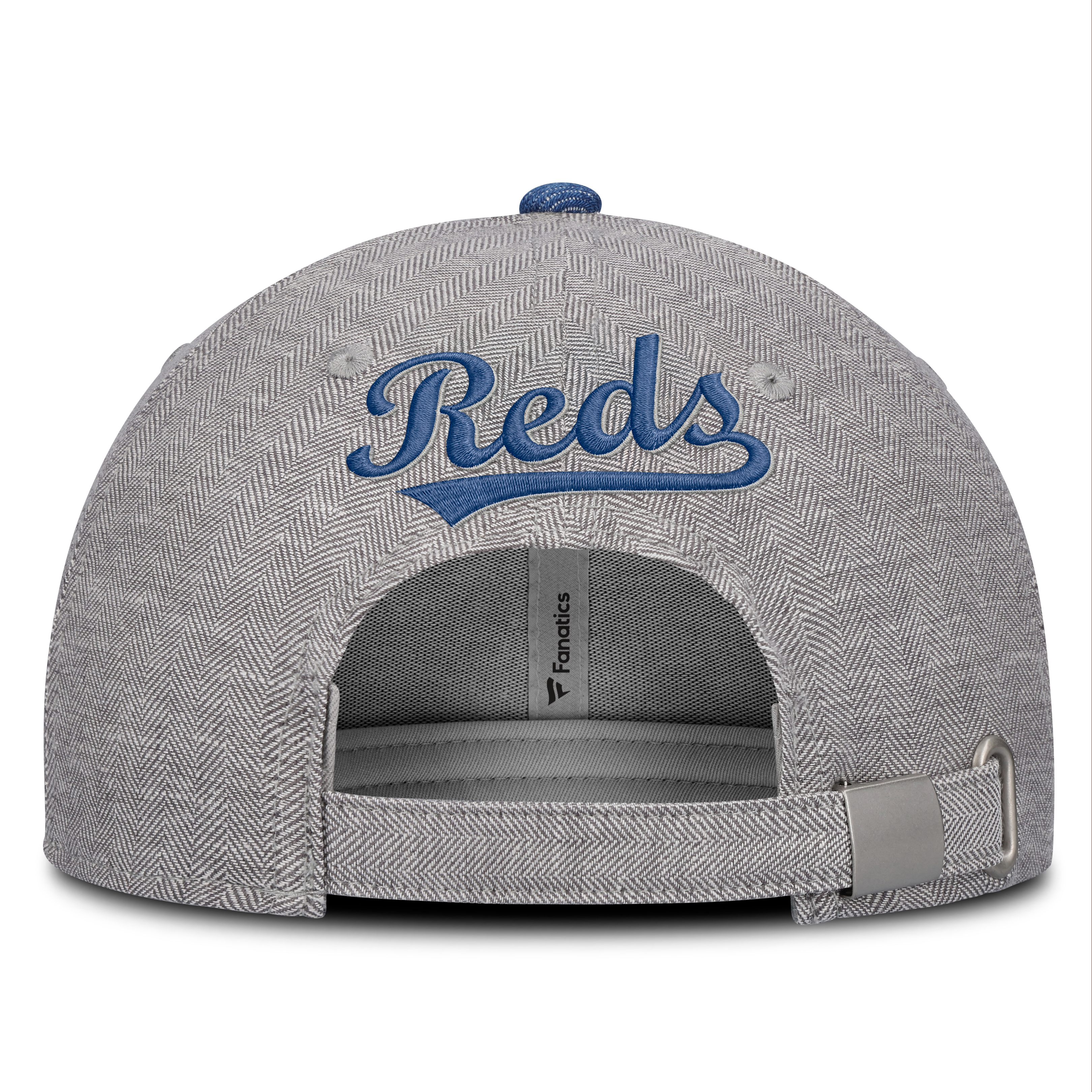 Casquette ajustable Fanatics pour homme, grise/denim, Cincinnati Reds Level Up Conduct