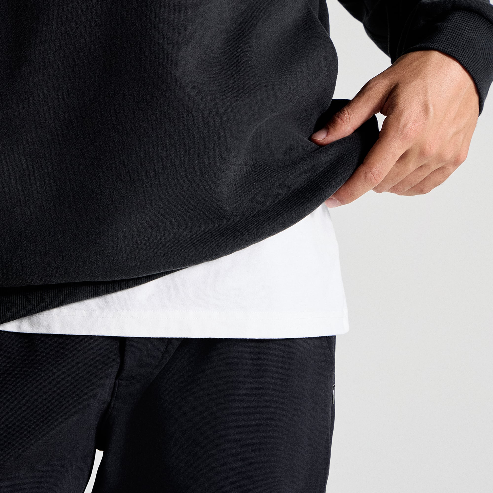 Sweat à capuche Steady State noir des Reds de Cincinnati lululemon pour homme