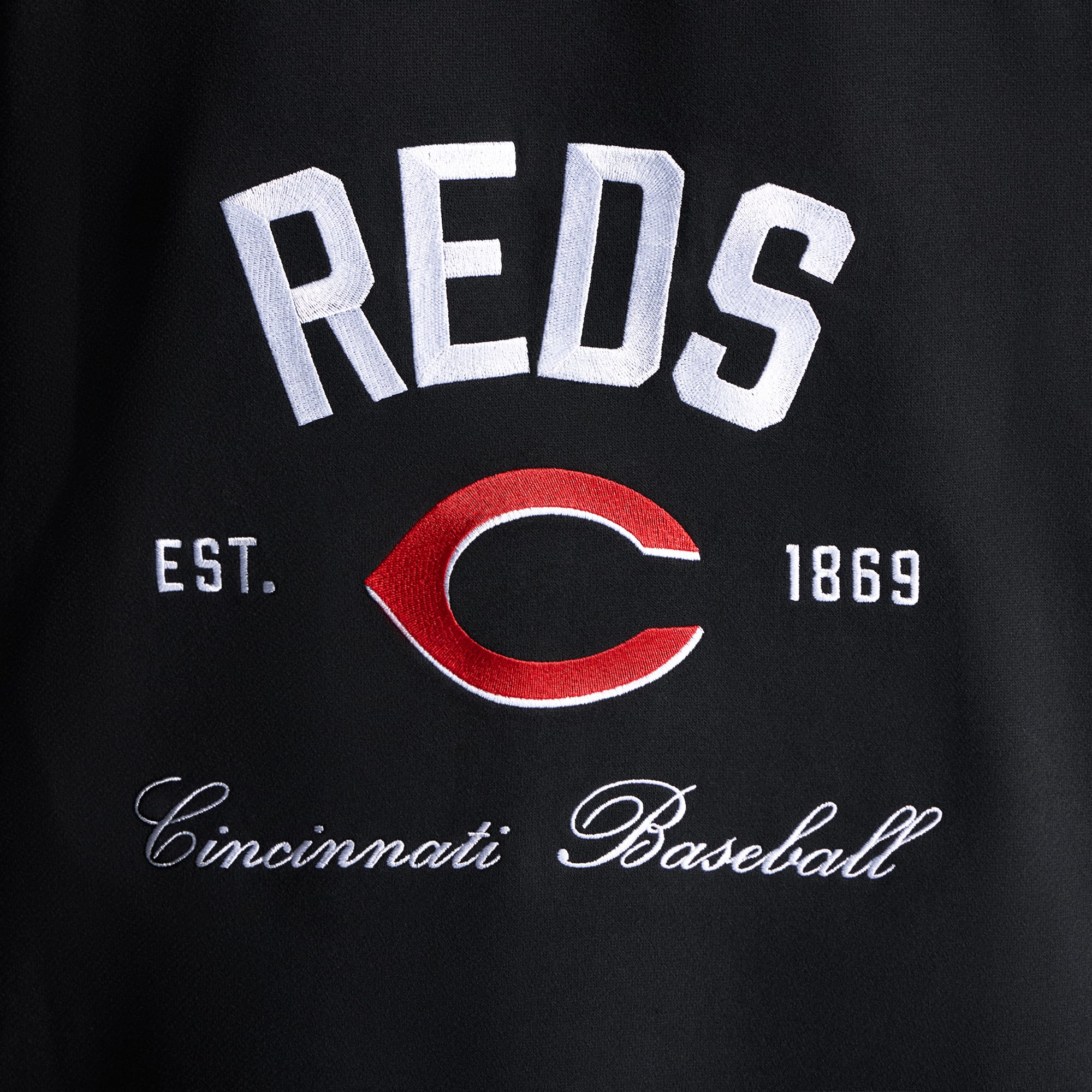 Sweat à capuche Steady State noir des Reds de Cincinnati lululemon pour homme