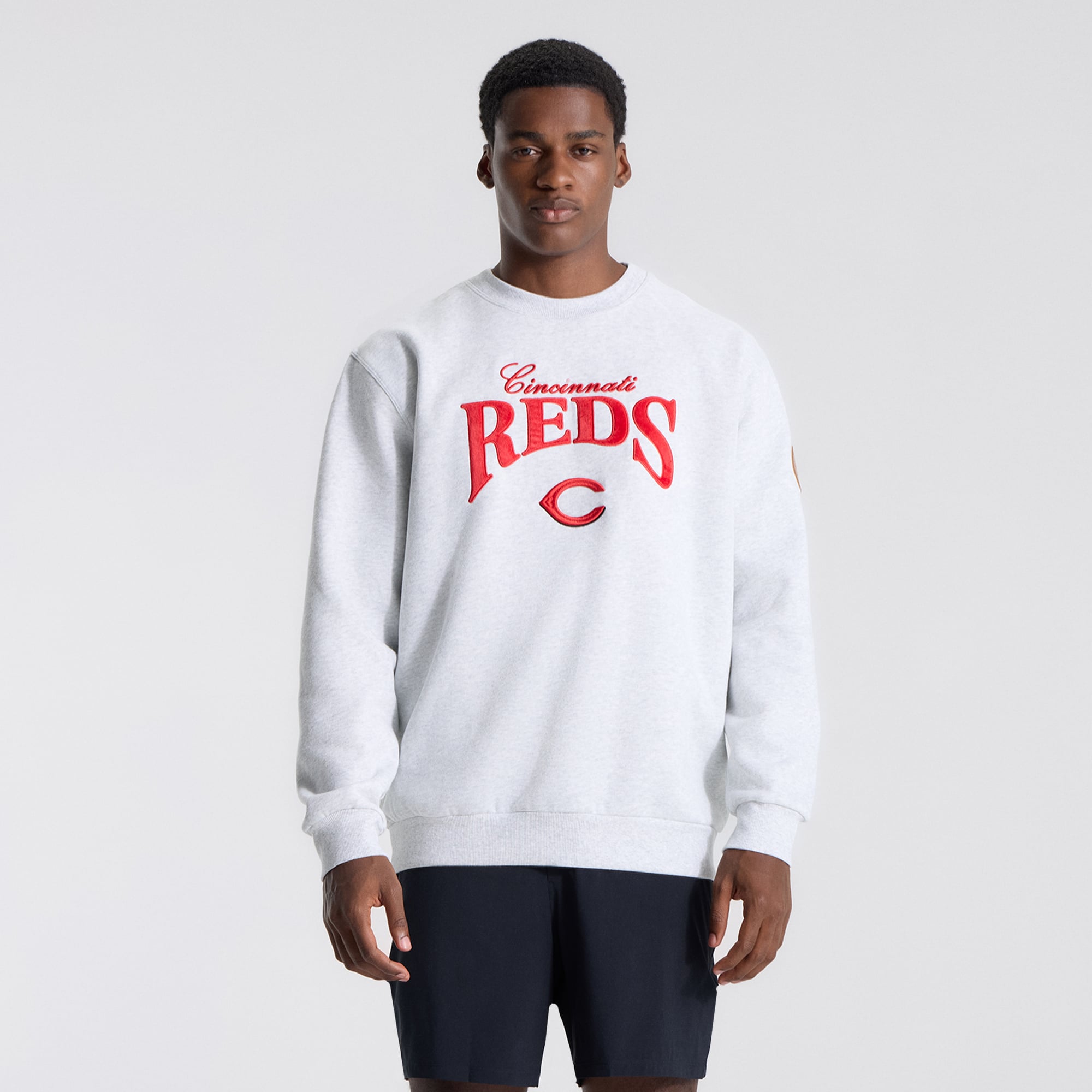 Sweat-shirt Steady State gris chiné ultra clair pour homme de lululemon, coloris Cincinnati Reds.