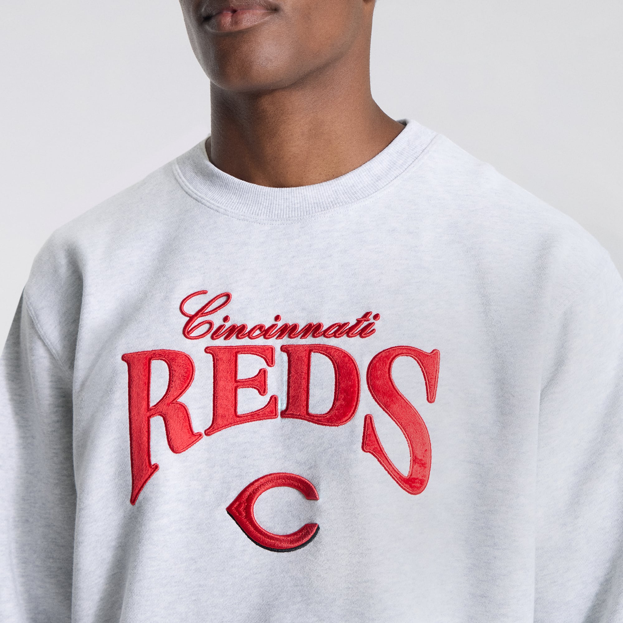 Sweat-shirt Steady State gris chiné ultra clair pour homme de lululemon, coloris Cincinnati Reds.