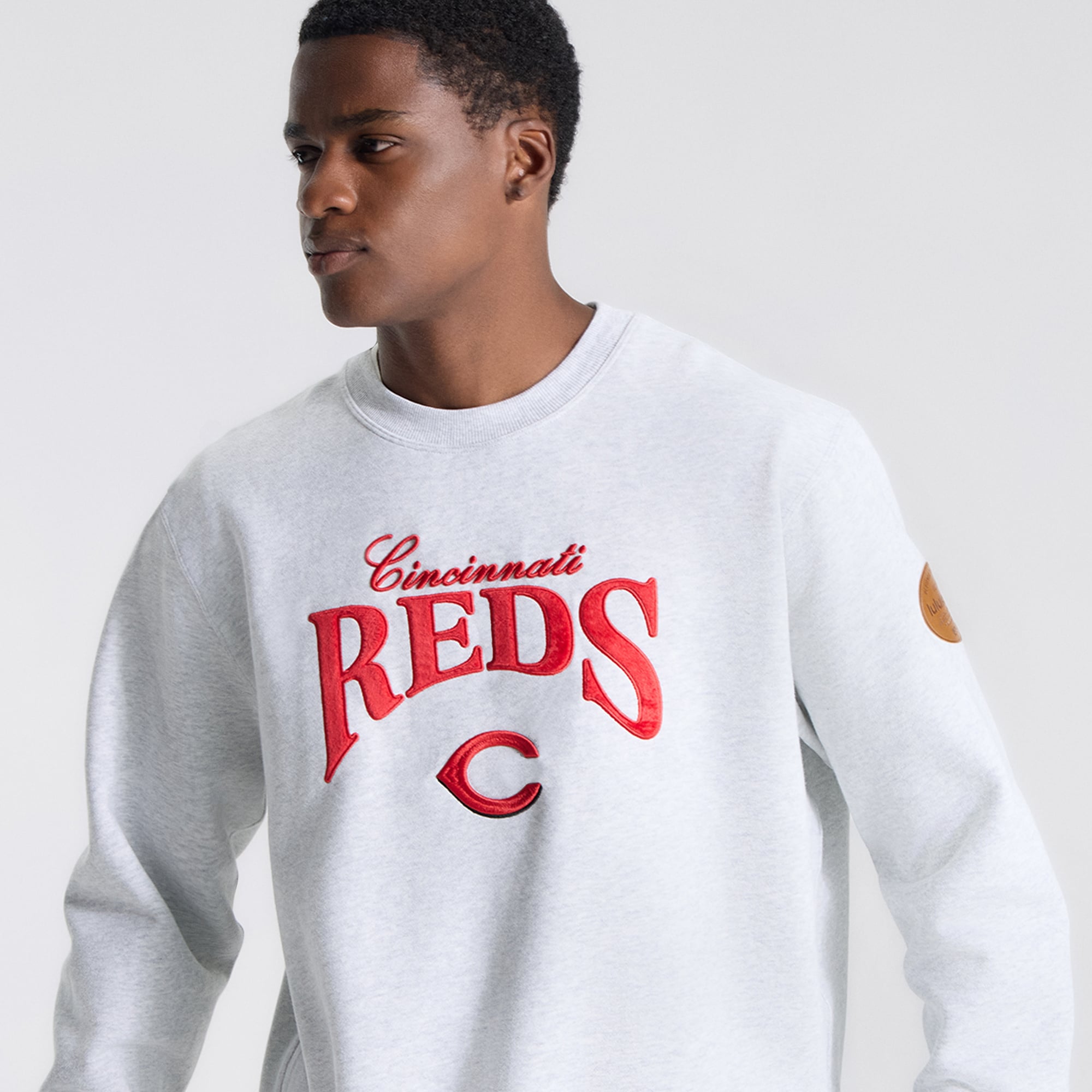 Sweat-shirt Steady State gris chiné ultra clair pour homme de lululemon, coloris Cincinnati Reds.
