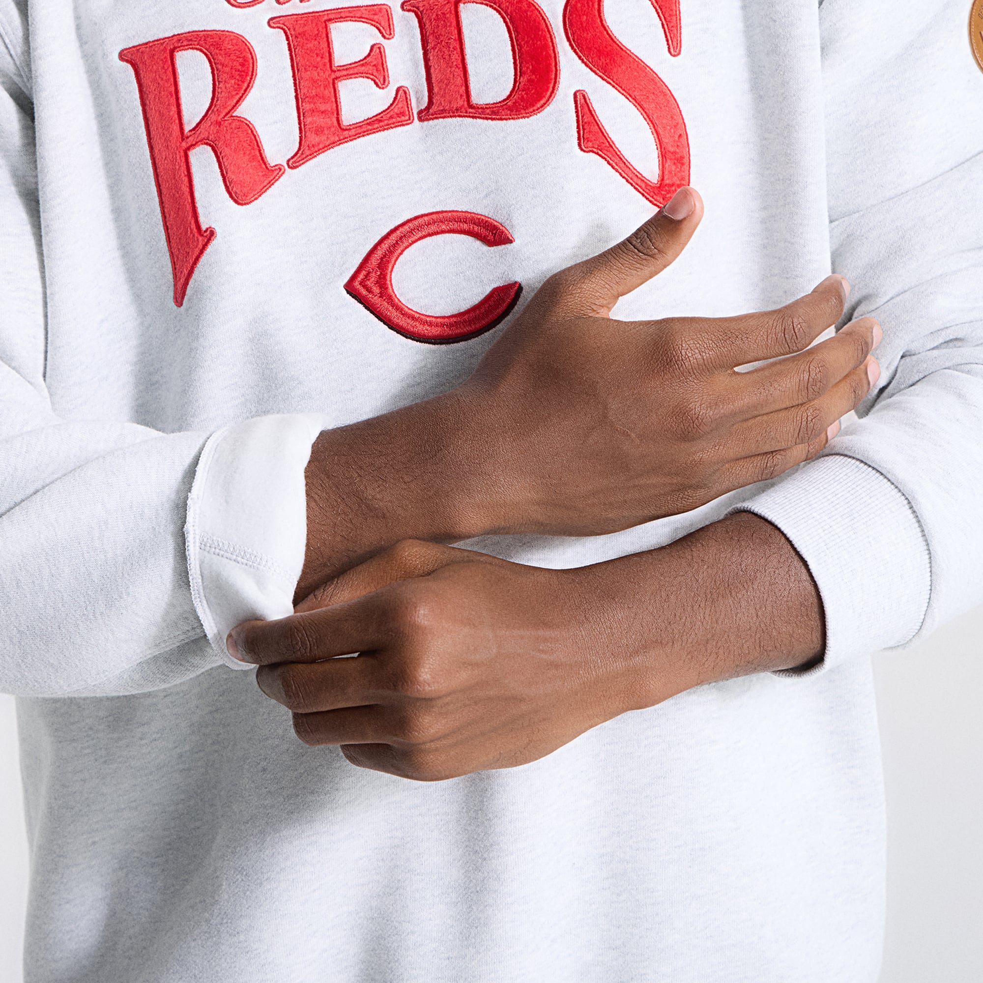 Sweat-shirt Steady State gris chiné ultra clair pour homme de lululemon, coloris Cincinnati Reds.