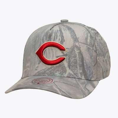 Cincinnati Reds Mitchell & Ness Perfect Pro Pinch Adjustable Hat - Camo