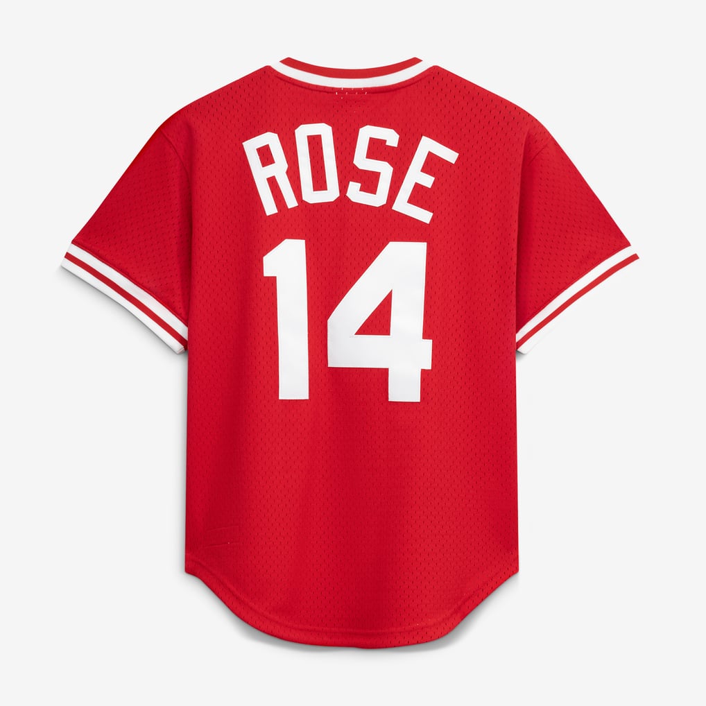 メンズ Mitchell&Ness ピート・ローズ レッド シンシナティ・レッズ 