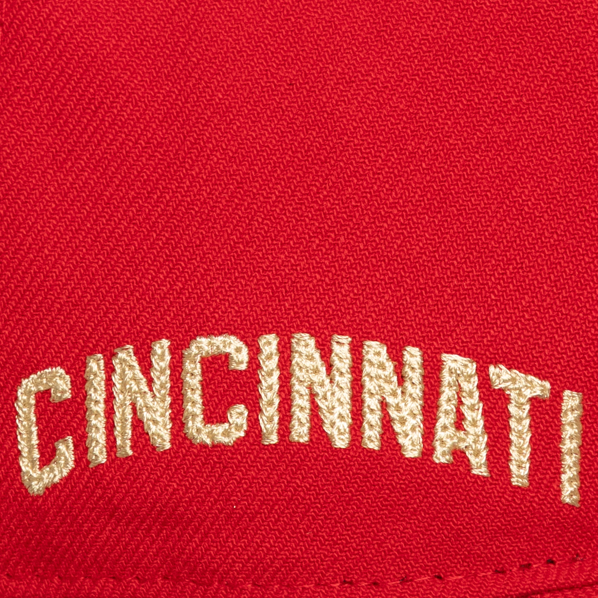 Men's Mitchell & Ness Red Cincinnati Reds Secondary Pop Pro Snapback Hat
